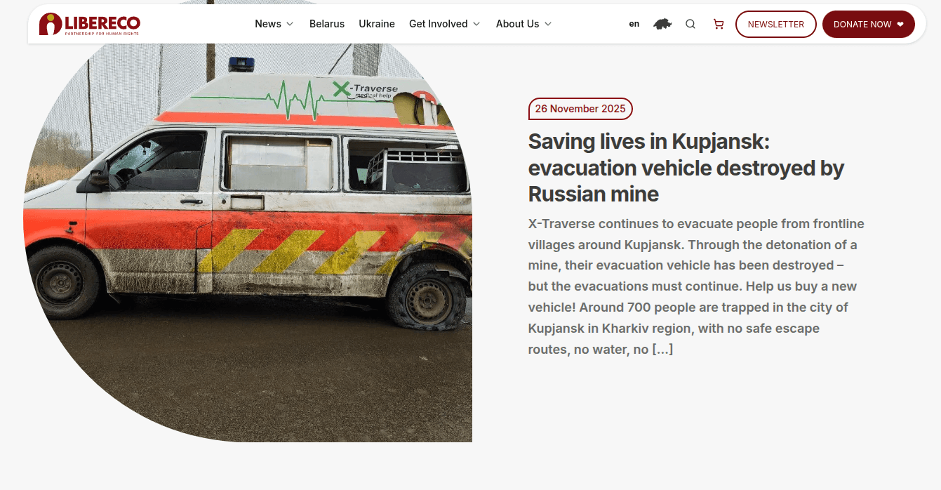Saving lives in Kupiansk